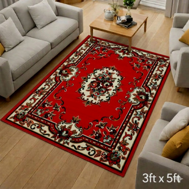 Premium Living Room Carpet (RedD2)