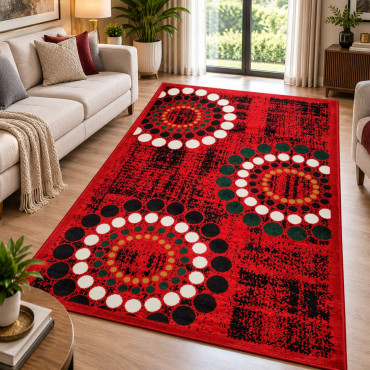 3x5 Feet Premium Carpet (3x5RedD7)