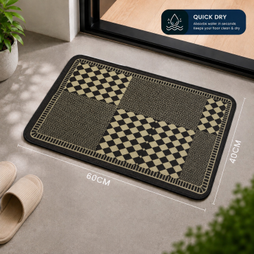 Quick Dry Smart Floor Mat -3 Pieces