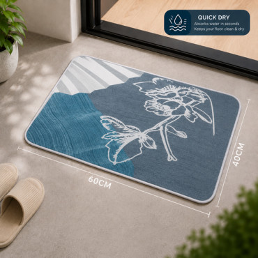 Quick Dry Smart Floor Mat -3 Pieces