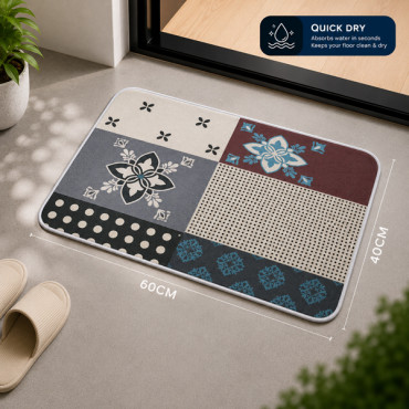 Quick Dry Smart Floor Mat -3 Pieces