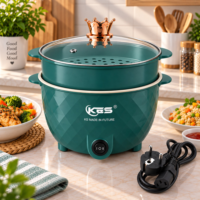 Nonstick Electric Cooker 3.5L (Green)