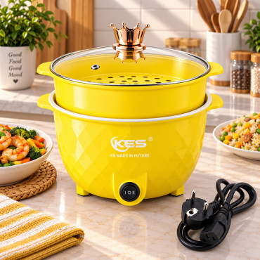 Nonstick Electric Cooker 3.5L (Yellow)