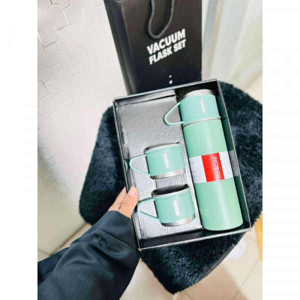 Vacuum Flask Set (Green)