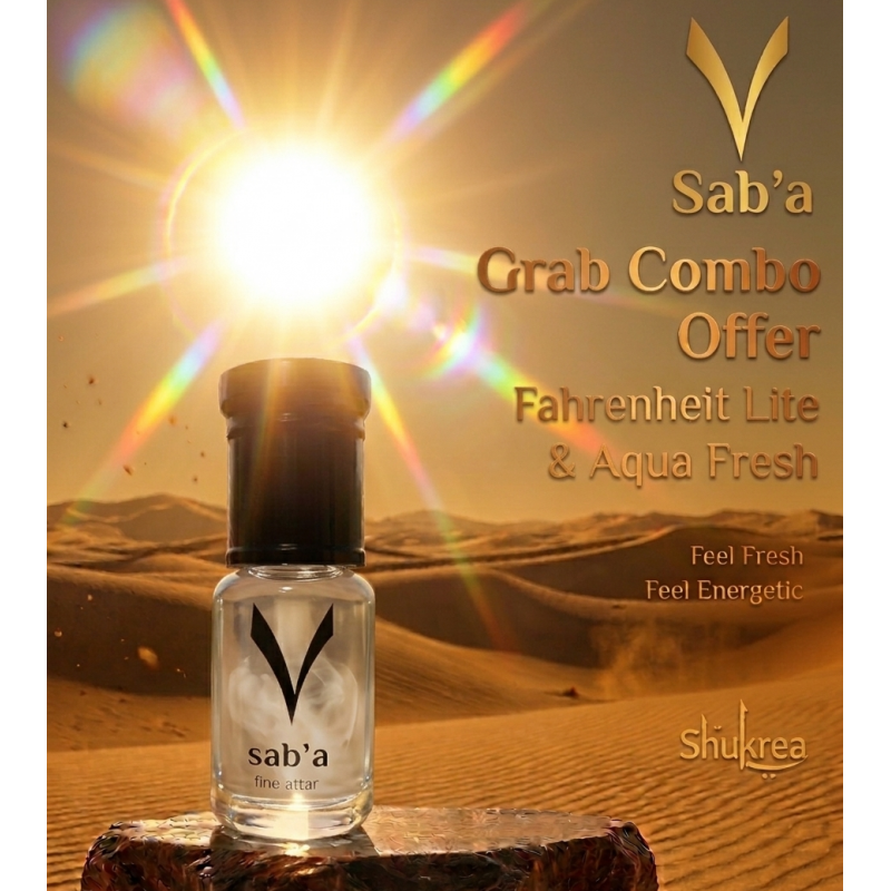 sab'a Combo - Fahrenheit Lite & Aqua Fresh 