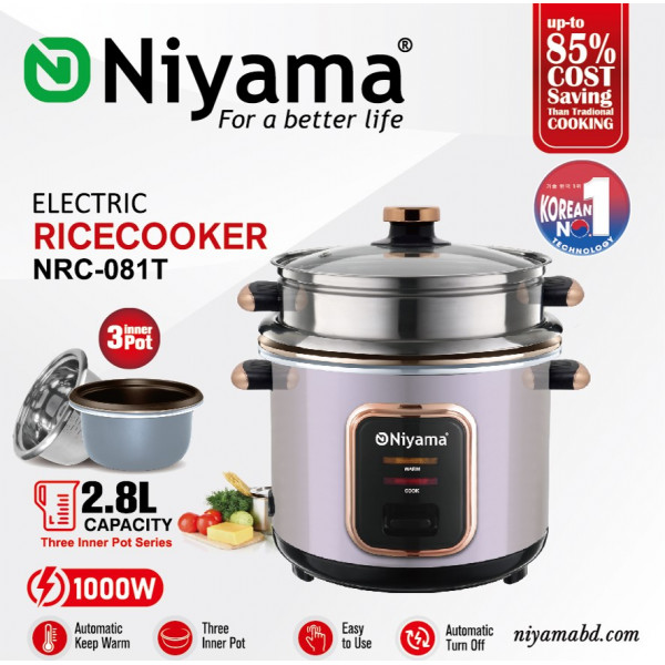 Niyama Electric Rice Cooker - NRC-081T   