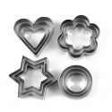 Cookies Cutter Set 4 Shape and 12 Pieces