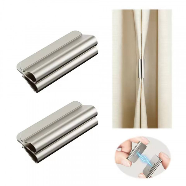 Magnetic Curtain Clip ১০ পিস (৫ জোড়া)