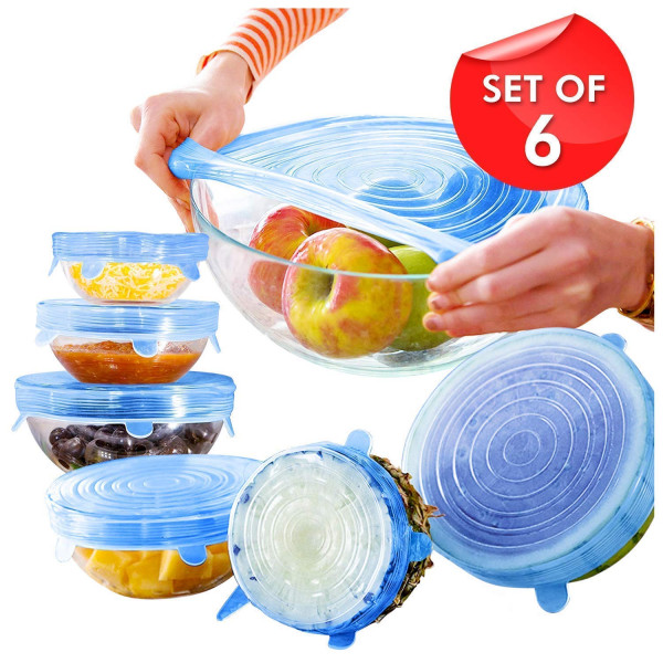 Silicone Lid Set,Silicon lids for containers,Silicon Stretchable lids,Silicone lids and Cover
