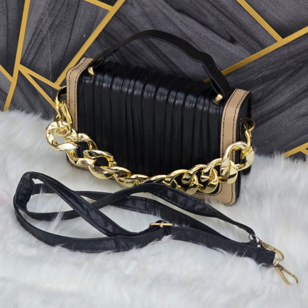 Carlton London Flap-Over Sling Bag