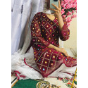 প্রিমিয়াম মাল্টি-কালার মিরর ওয়ার্ক গারারা সেট 