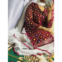 প্রিমিয়াম মাল্টি-কালার মিরর ওয়ার্ক গারারা সেট 