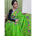 প্রিমিয়াম হাফসিল্ক বুটিক শাড়ি