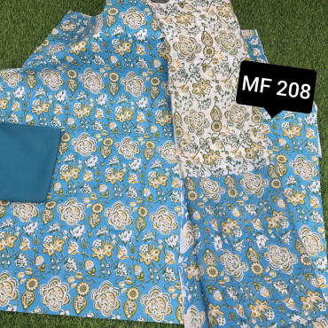 স্কিন প্রিন্টেড থ্রি-পিস Mf 208