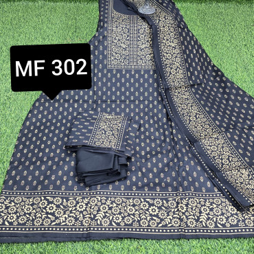 স্কিন প্রিন্টেড থ্রি-পিস     Mf 302