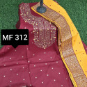 স্কিন প্রিন্টেড থ্রি-পিস    MF 312