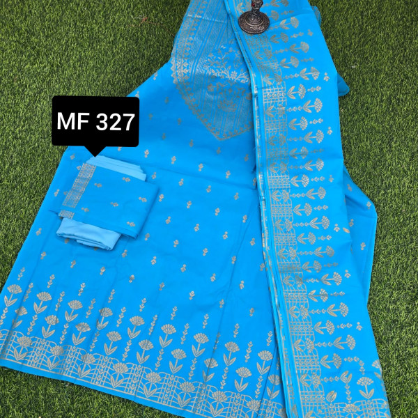 স্কিন প্রিন্টেড থ্রি-পিস    MF 327