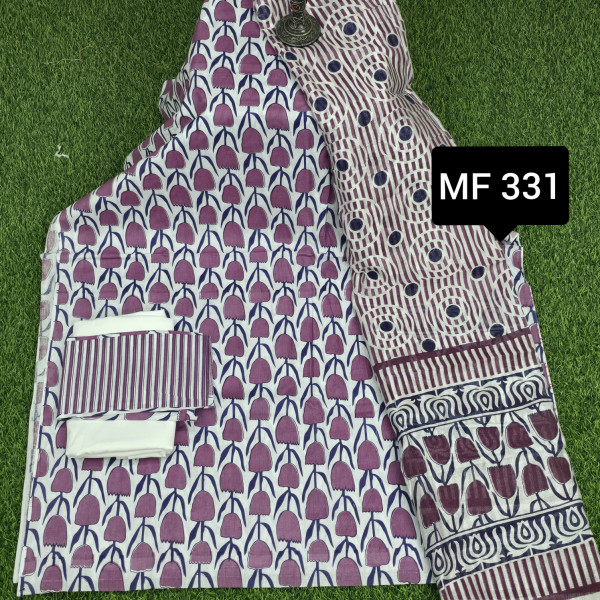 স্কিন প্রিন্টেড থ্রি-পিস    MF 331