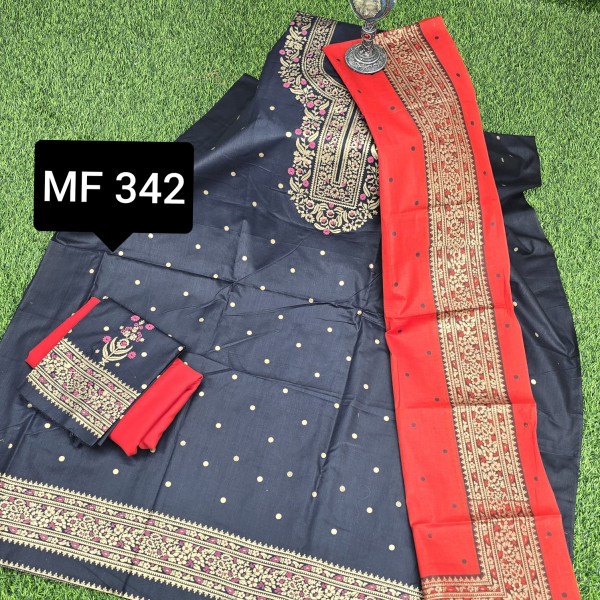 স্কিন প্রিন্টেড থ্রি-পিস    MF   342
