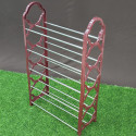 5 Layer Shoe Rack Plastic and Aluminum Metal