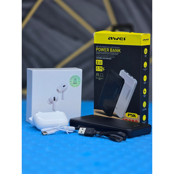 Awei Mini portable PowerBank & Air Buds (2nd Version)