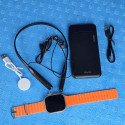 Awei PowerBank ZT Plus 315 Neckband and T900 Ultra Smart Watch 
