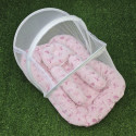 Baby Bed with Mosquito Net & Pillow Set