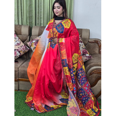 Chanderi Silk Sharee...
