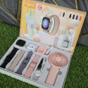 D96 Plus Smart Watch Set Mini Fan Earphone Watch