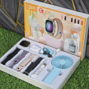 D96 Plus Smart Watch Set Mini Fan Earphone Watch