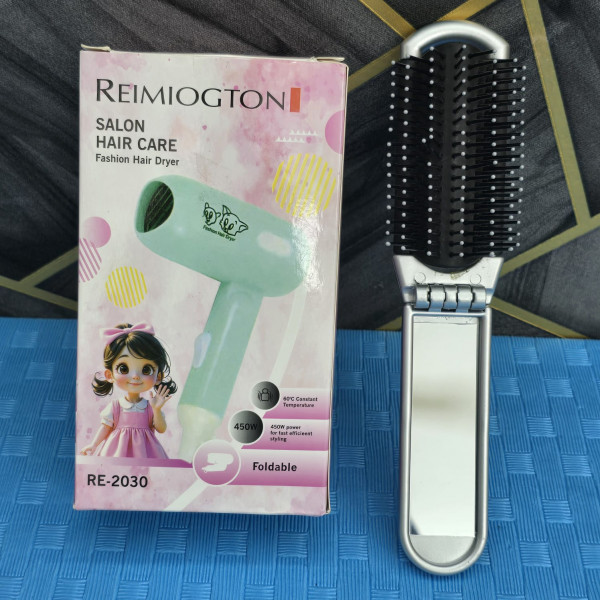 Hair Dryer & Hair Comb