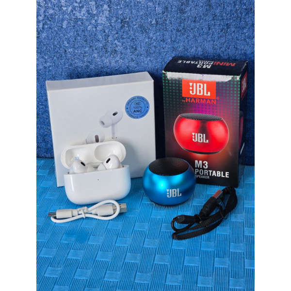 JBL M3 Portable Speaker, Second Generation Airbuds Combo