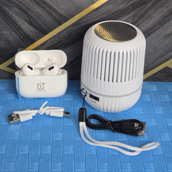 M4 Speaker And Oneplus Airpods