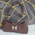 Metal Bow Single Shoulder Bag