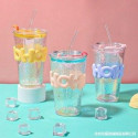 Water Bottle with Lid & Straw (Thermal Reusable Multi-Use)