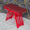 Mini Portable Folding Camping Stool Chair Red