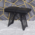 Mini Portable Folding Camping Stool Chair Black