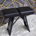 Mini Portable Folding Camping Stool Chair Black