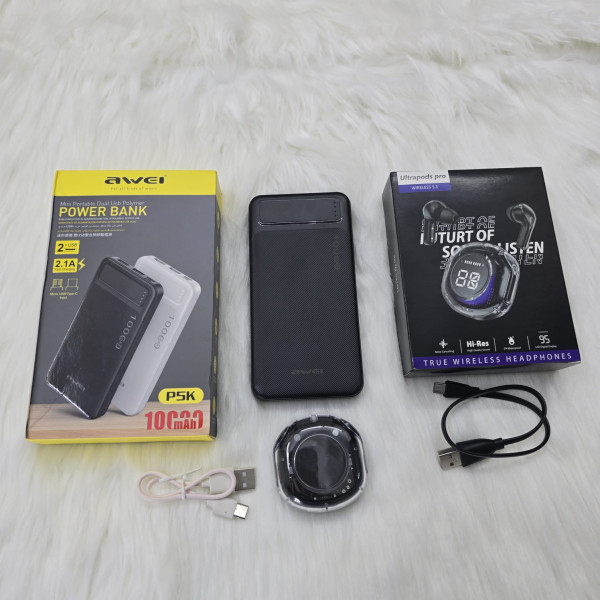 PowerBank  &  Ultrapods Pro  Combo 