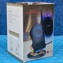 Sensor Speaker Phone Holder with Wireless Charger. Mobile Stand Wireless Induction Speaker