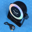 Sensor Speaker Mobile Stand with RGB Light 360 Rotating Phone Holder Induction Wireless Bluetooth Speaker Ambient Light