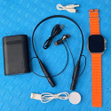 T900 Ultra-Kingleen 10000 PowerBank-ZT Plus-315 Neckband special combo