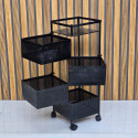 4 layer square shape kitchen rack 