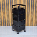 4 layer square shape kitchen rack 
