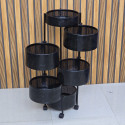 5 layer Round shape kitchen rack
