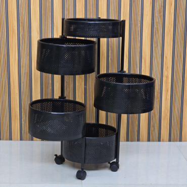 4 layer Round shape kitchen rack 