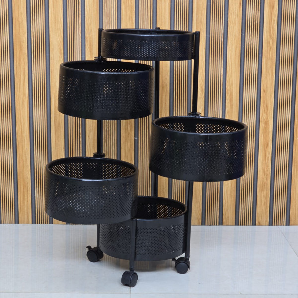 4 layer Round shape kitchen rack 