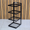 4 layer iron rack