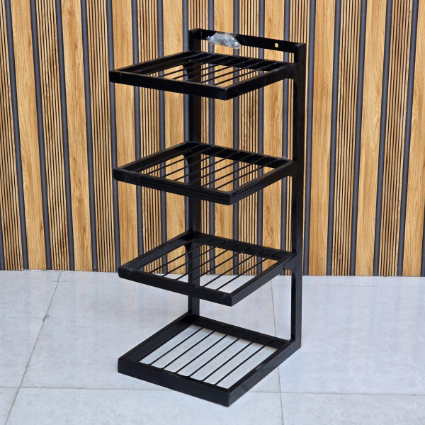 4 layer iron rack