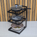 3 layer iron rack